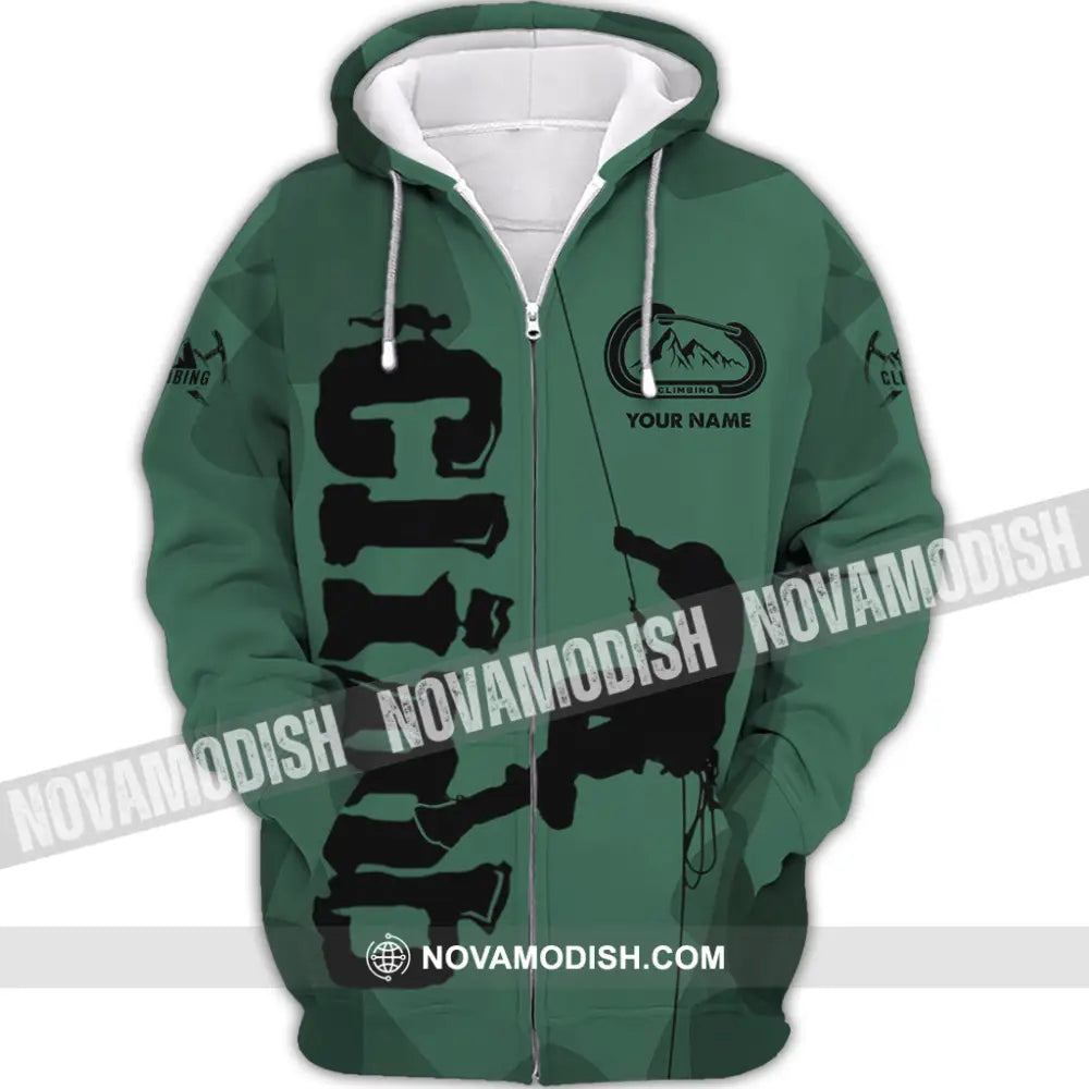 Unisex Shirt - Custom Climb Shirt - Zipper Hoodie / S - T-shirt