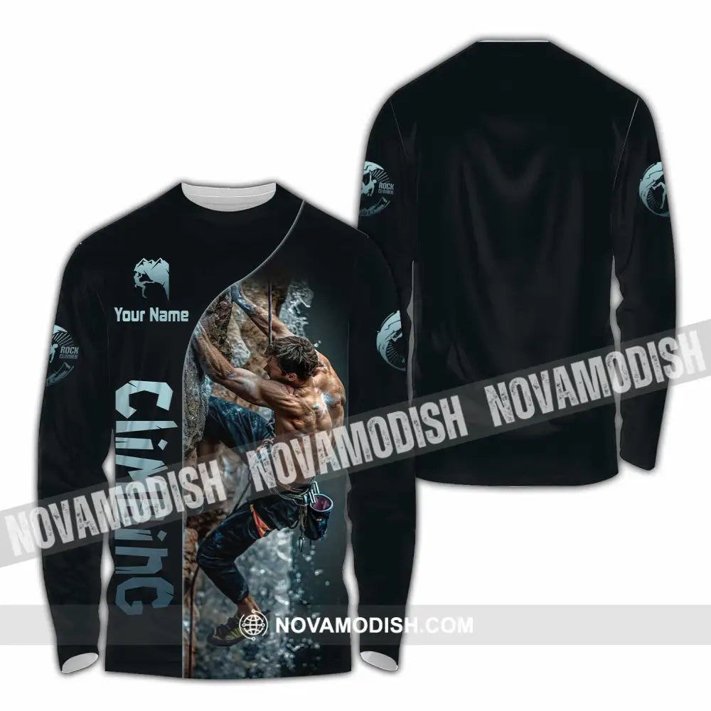 Unisex Shirt - Custom Climbing Shirt - Long Sleeve Shirt / S - T-shirt