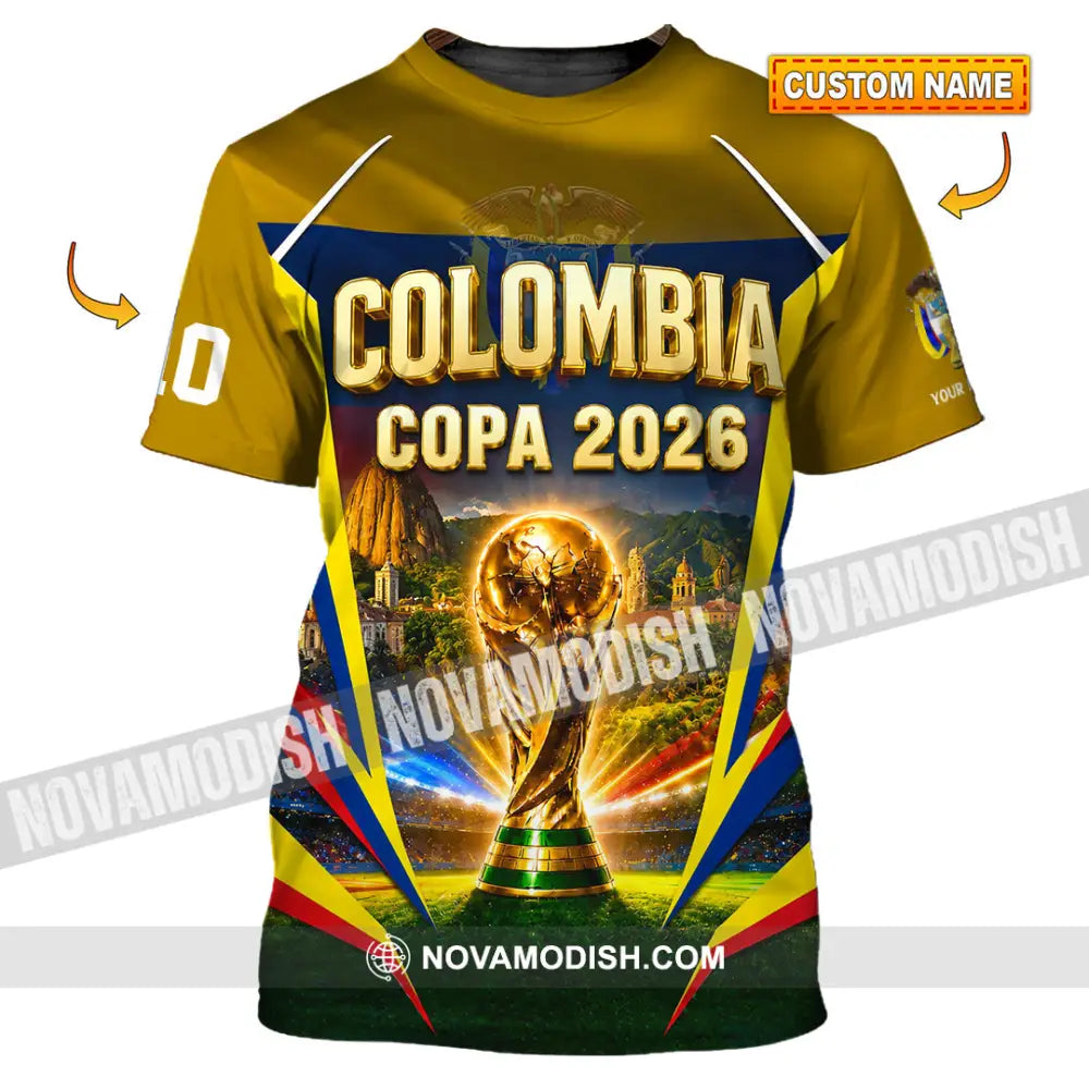 Unisex Shirt - Custom Colombia Copa 2026 Shirt - T-shirt