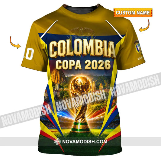 Unisex Shirt - Custom Colombia Copa 2026 Shirt - T-shirt