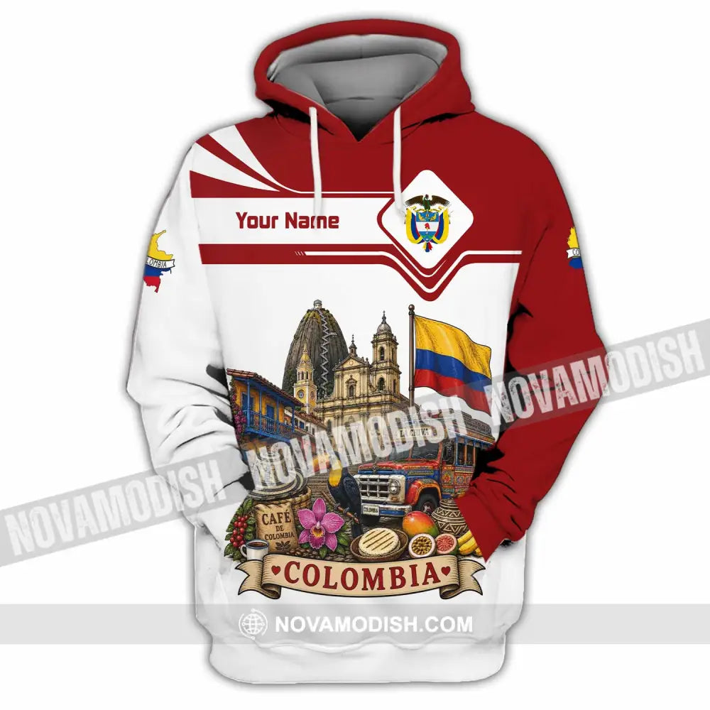 Unisex Shirt - Custom Colombia Shirt - Hoodie / S - T-shirt