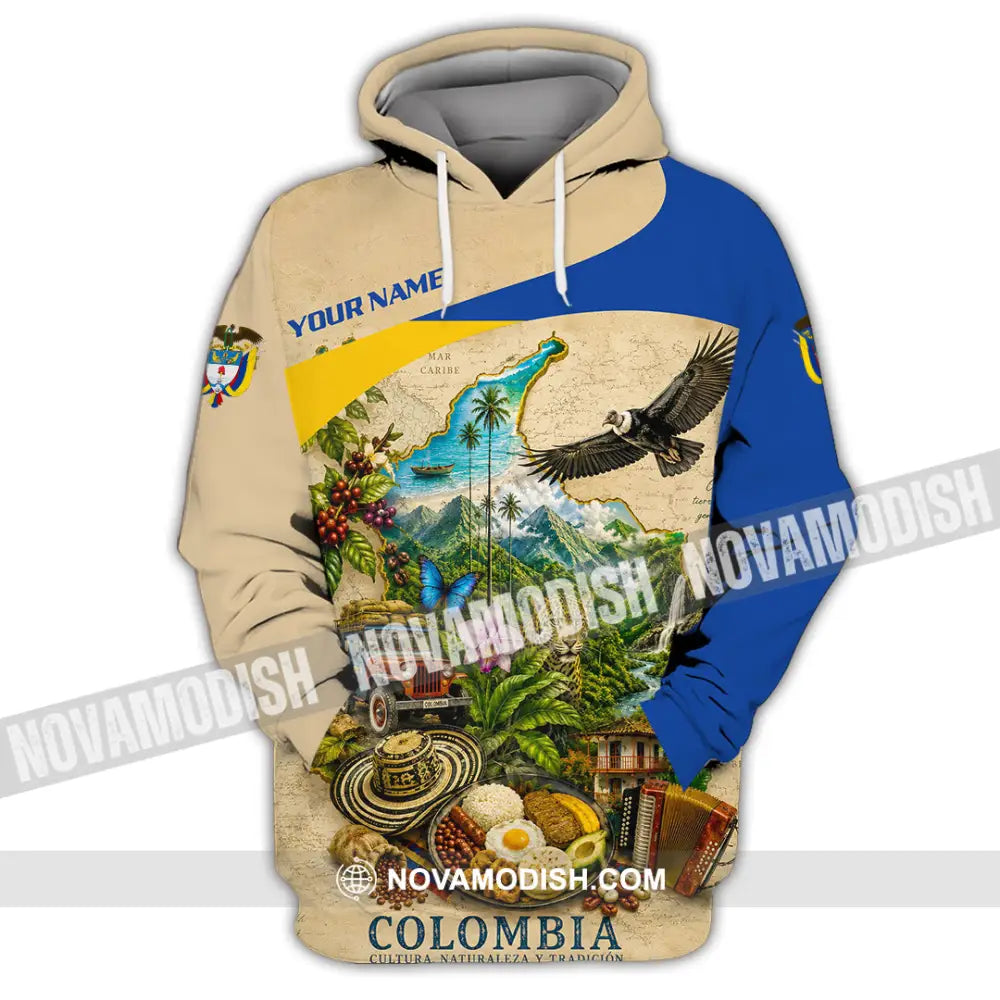 Unisex Shirt - Custom Colombia Shirt - Hoodie / S - T-shirt