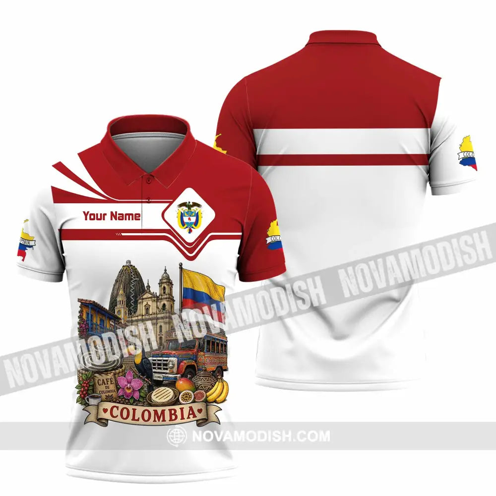 Unisex Shirt - Custom Colombia Shirt - Polo Shirt / S - T-shirt
