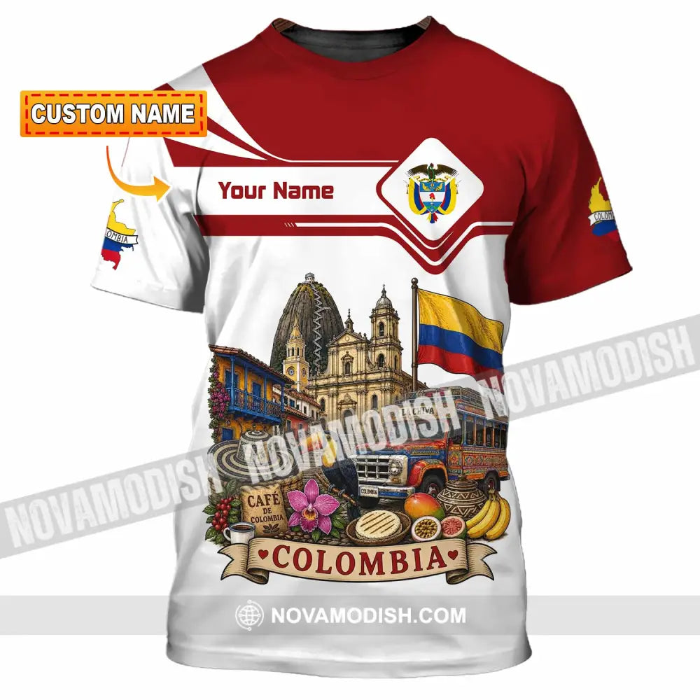 Unisex Shirt - Custom Colombia Shirt - T-shirt