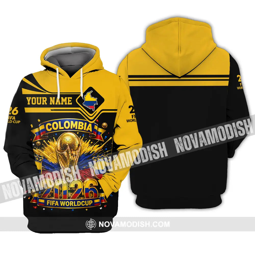 Unisex Shirt - Custom Colombia World Cup 2026 Shirt - Hoodie / S - T-shirt