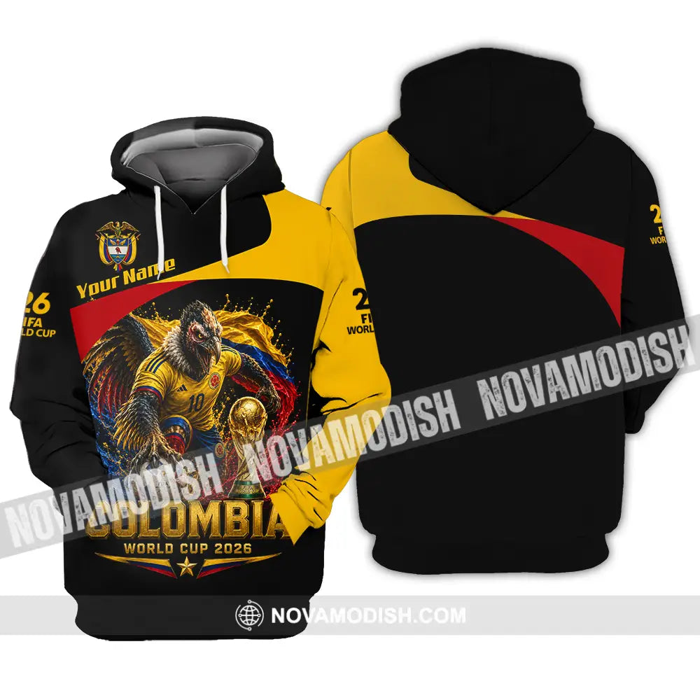 Unisex Shirt - Custom Colombia World Cup 2026 Shirt - Hoodie / S - T-shirt
