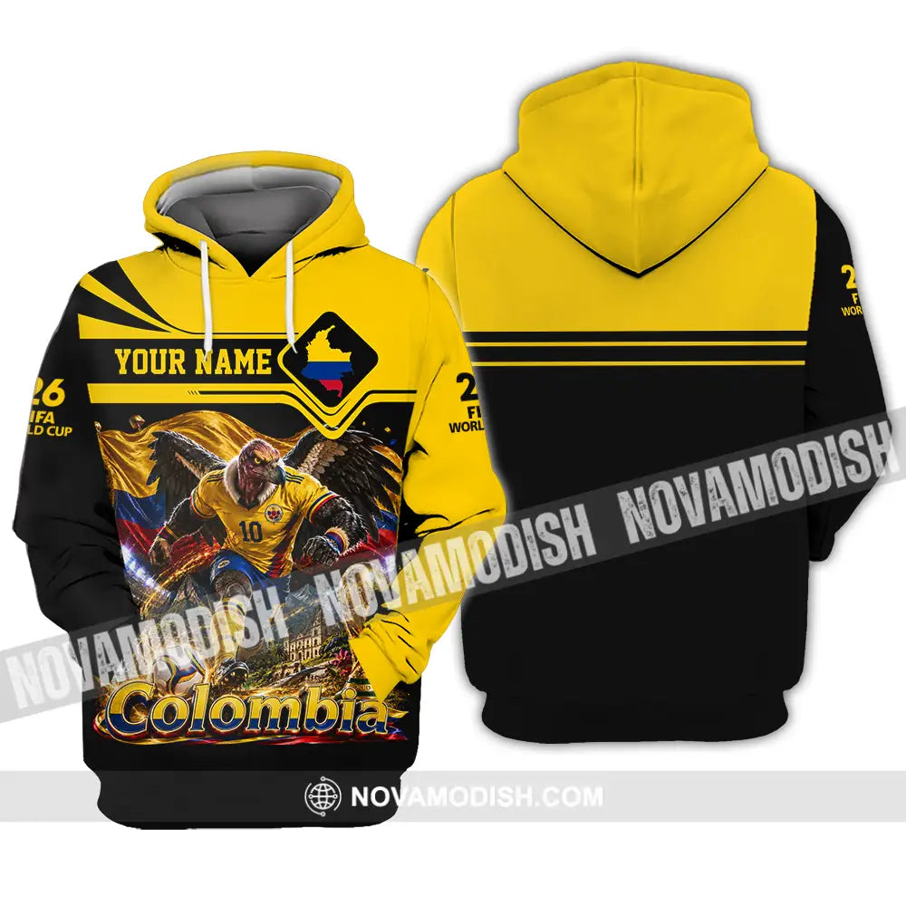 Unisex Shirt - Custom Colombia World Cup 2026 Shirt - Hoodie / S - T-shirt