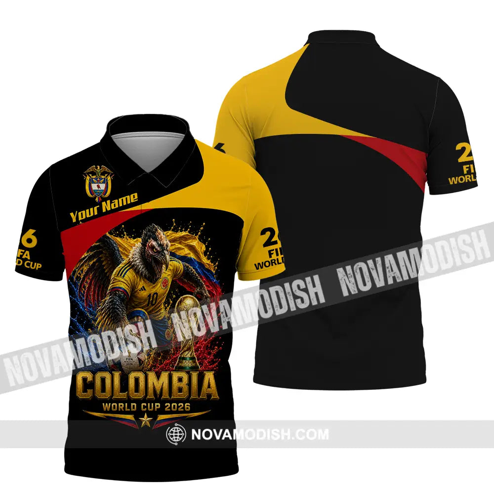 Unisex Shirt - Custom Colombia World Cup 2026 Shirt - Polo Shirt / S - T-shirt