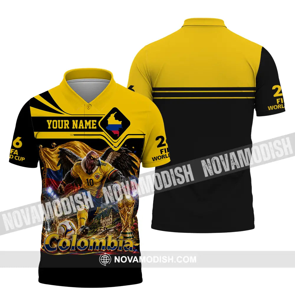 Unisex Shirt - Custom Colombia World Cup 2026 Shirt - Polo Shirt / S - T-shirt