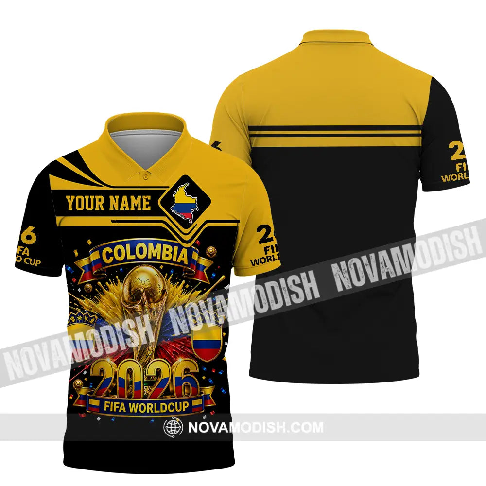 Unisex Shirt - Custom Colombia World Cup 2026 Shirt - Polo Shirt / S - T-shirt