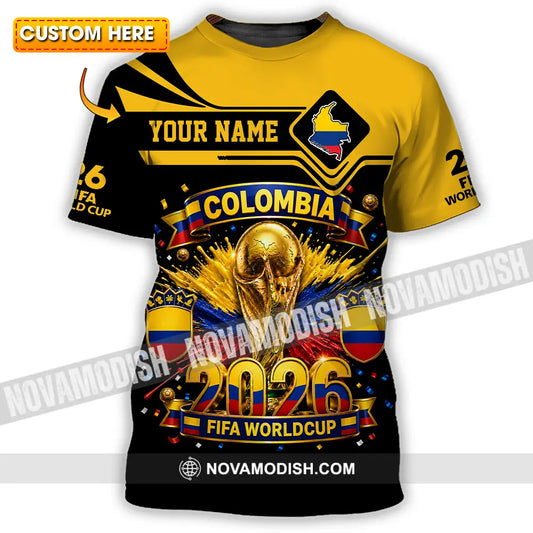 Unisex Shirt - Custom Colombia World Cup 2026 Shirt - T-shirt