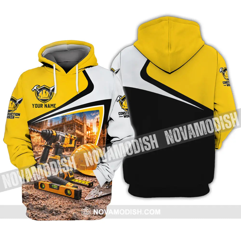 Unisex Shirt - Custom Construction Worker Shirt - Hoodie / S - T-shirt