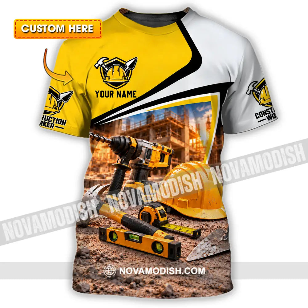 Unisex Shirt - Custom Construction Worker Shirt - T-shirt