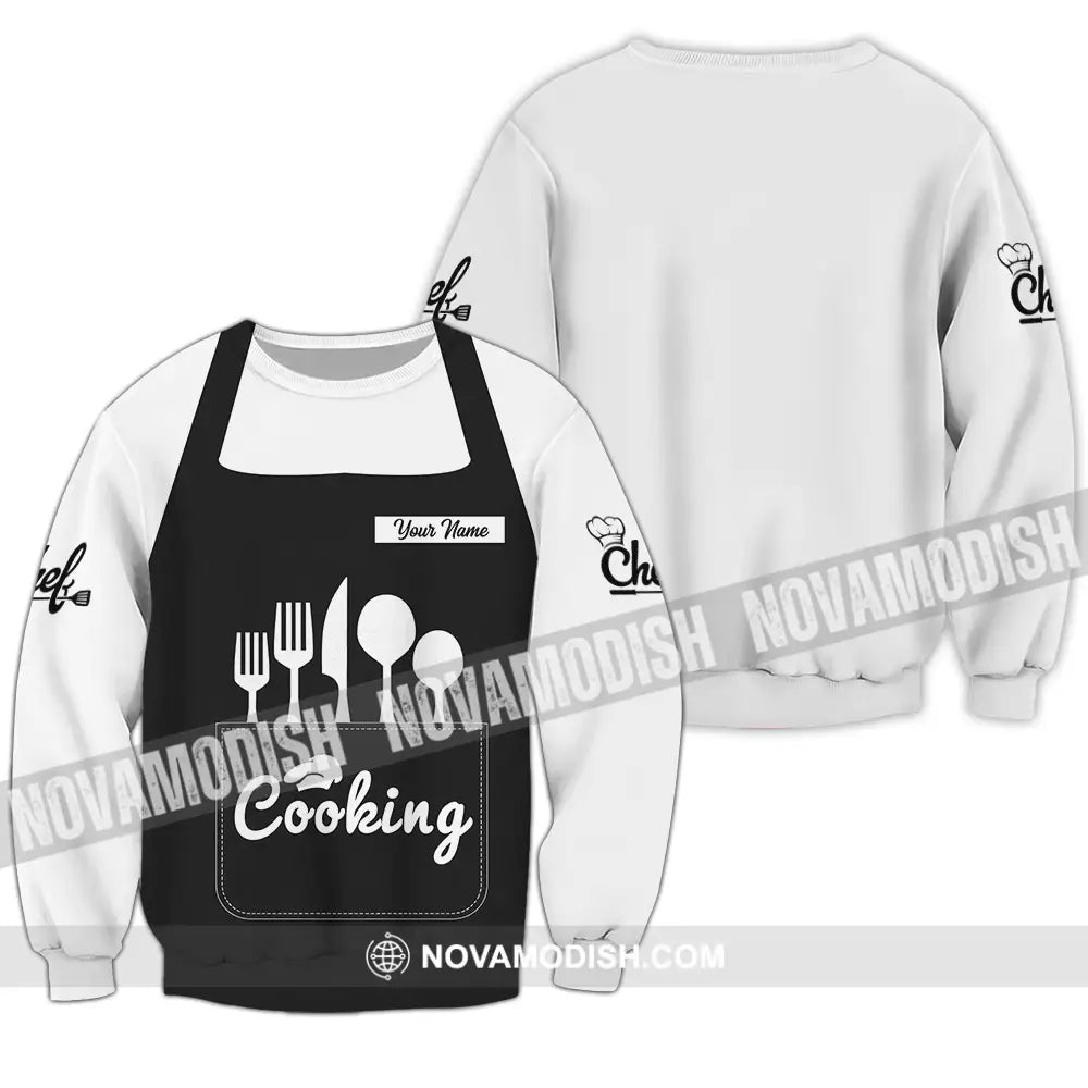 Unisex Shirt - Custom Cooking 3D Shirt Long Sleeve / S T-shirt
