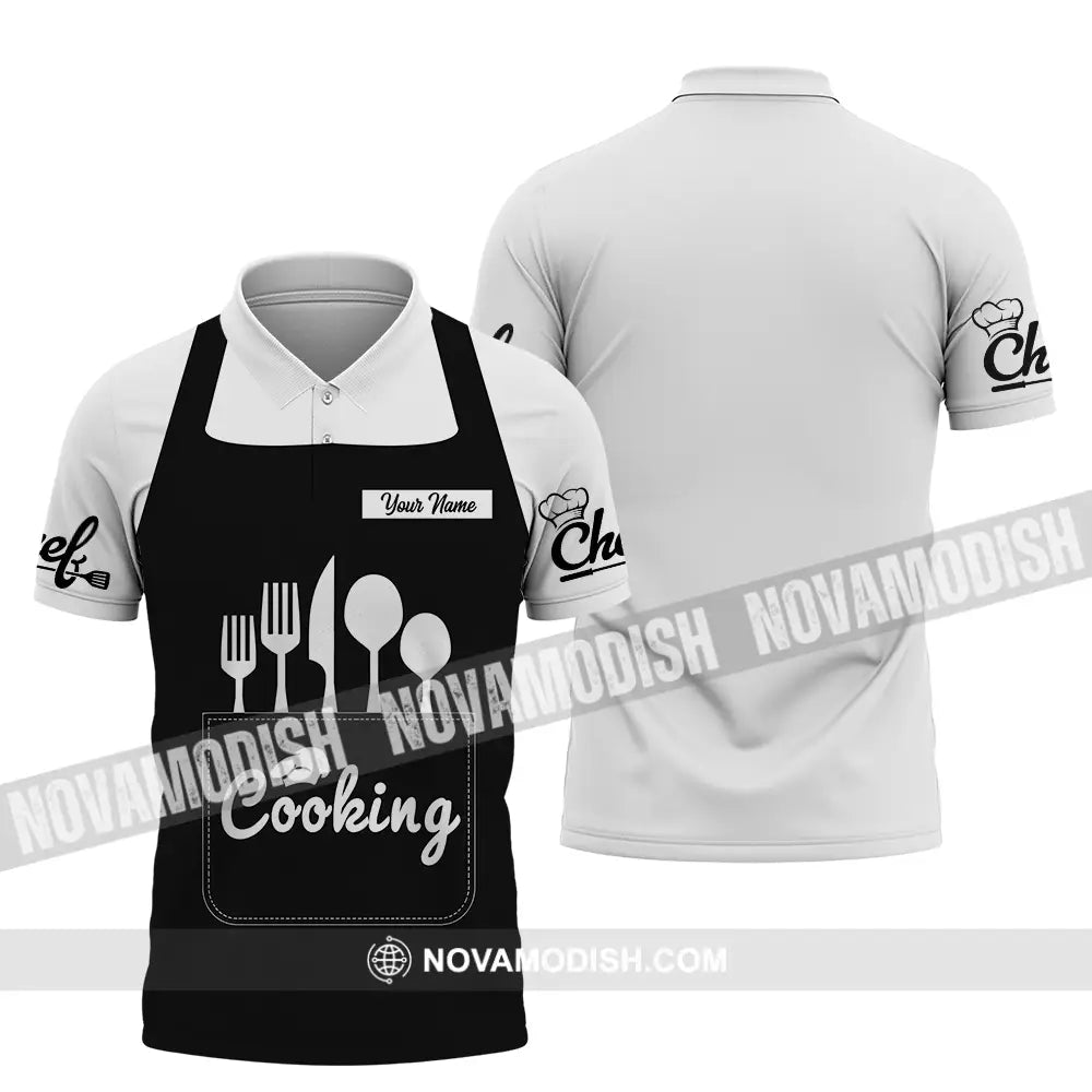 Unisex Shirt - Custom Cooking 3D Shirt Polo Shirt / S T-shirt
