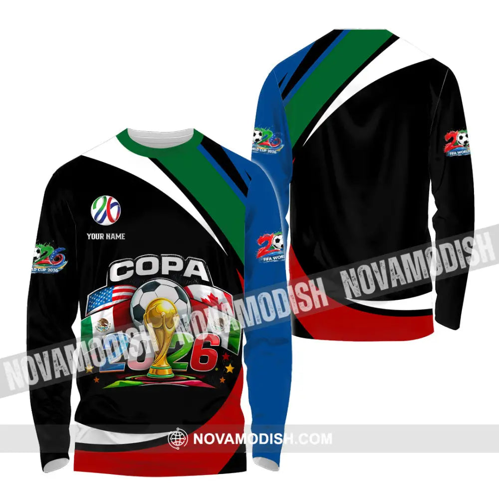Unisex Shirt - Custom COPA 2026 3D Shirt - Long Sleeve Shirt / S - T-shirt