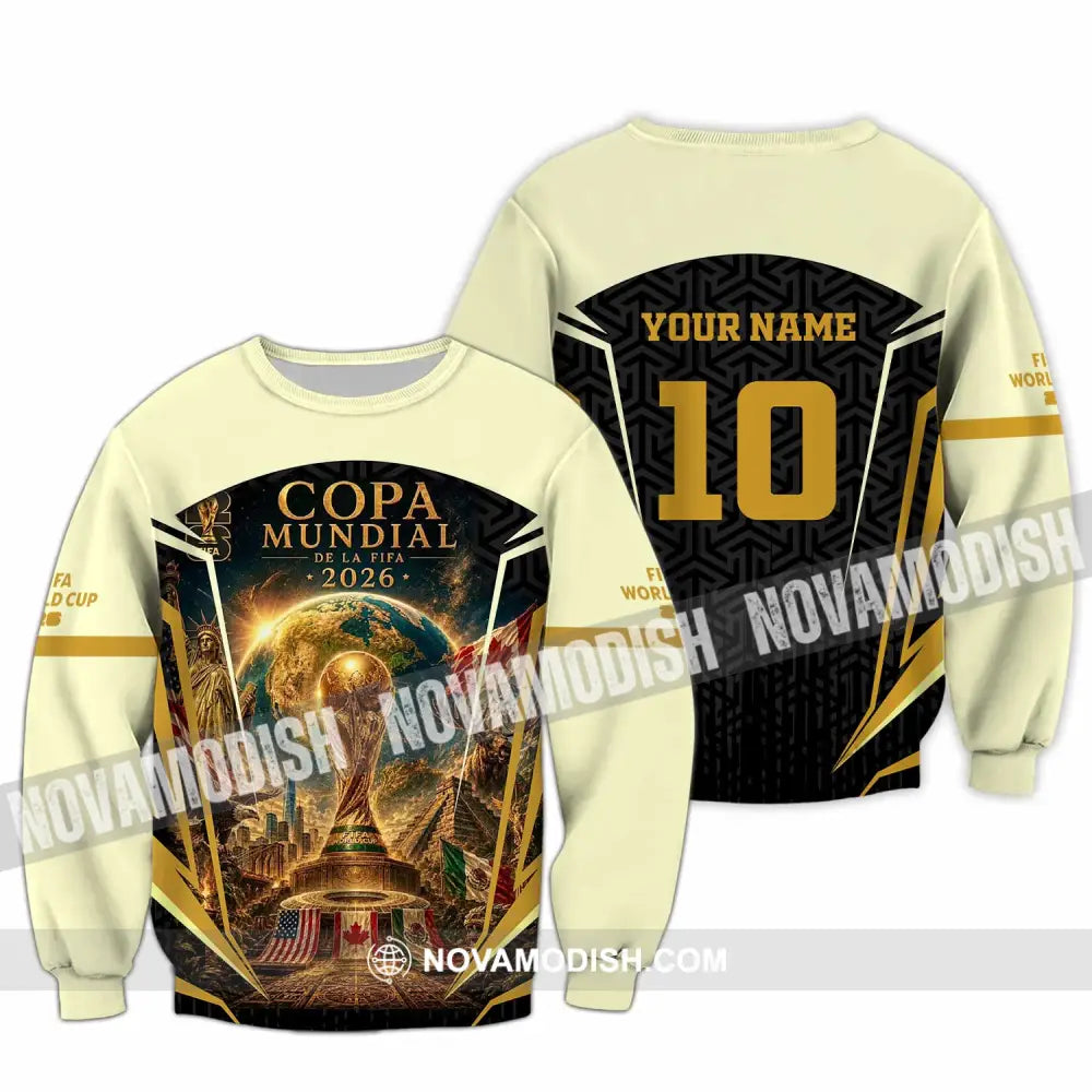 Unisex Shirt - Custom Copa Mundial World Cup 2026 Shirt - Long Sleeve / S - T-shirt