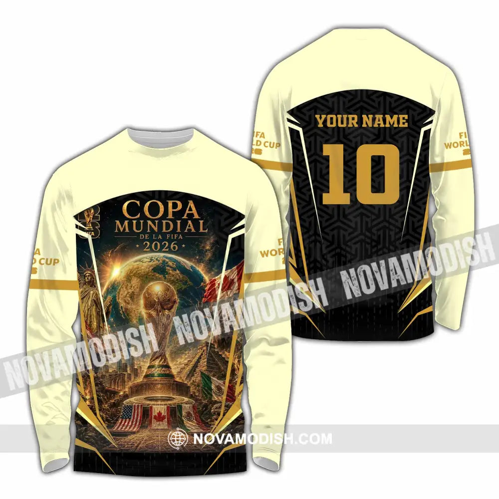 Unisex Shirt - Custom Copa Mundial World Cup 2026 Shirt - Long Sleeve Shirt / S - T-shirt