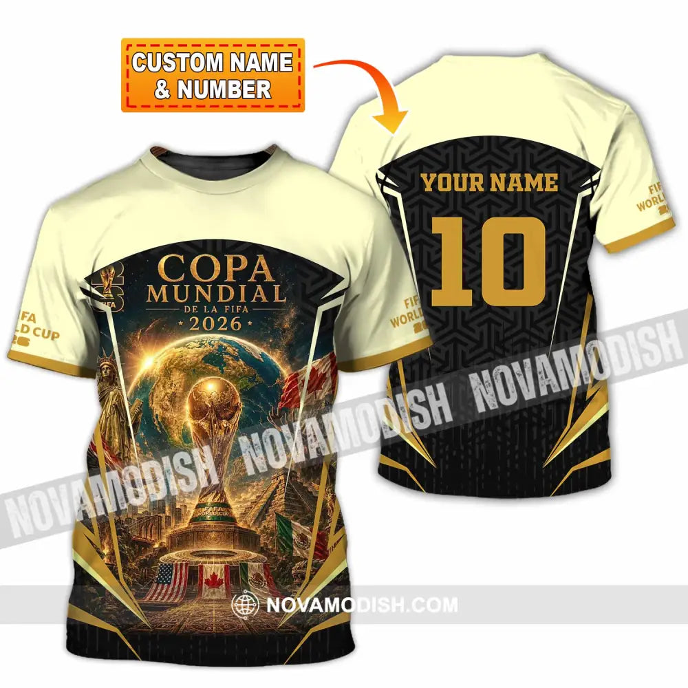 Unisex Shirt - Custom Copa Mundial World Cup 2026 Shirt - T-shirt