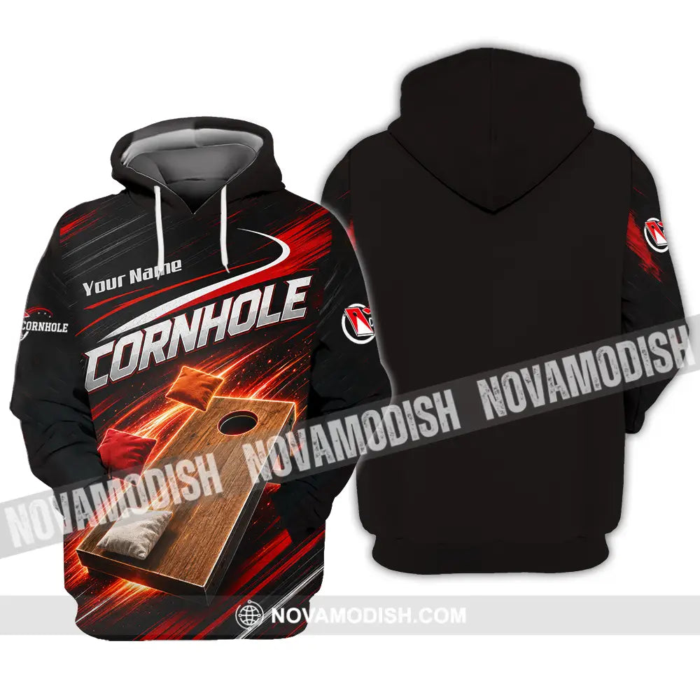 Unisex Shirt - Custom Cornhole Shirt - Hoodie / S - T-shirt