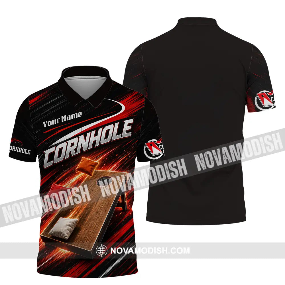 Unisex Shirt - Custom Cornhole Shirt - Polo Shirt / S - T-shirt
