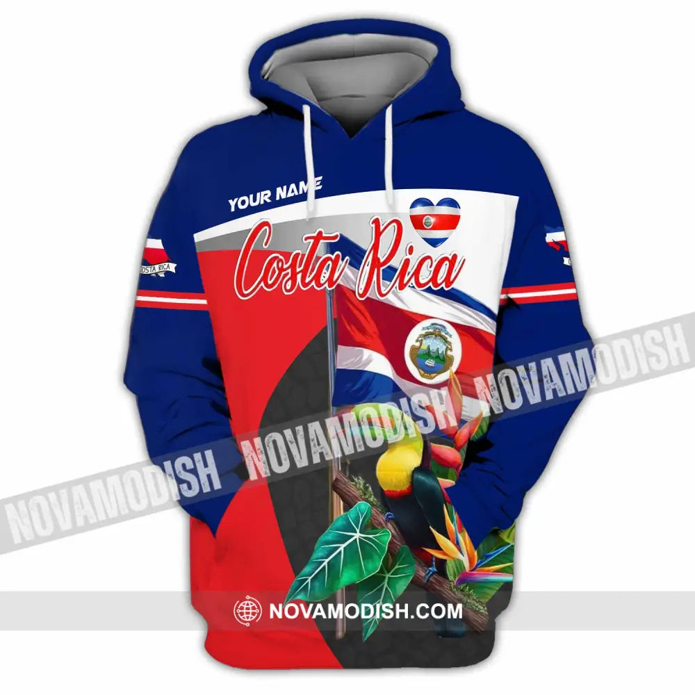 Unisex Shirt - Custom Costa Rica 3D Shirt - Hoodie / S - T-shirt