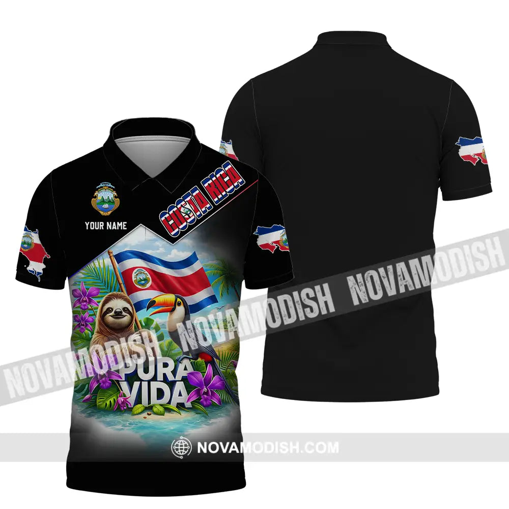 Unisex Shirt - Custom Costa Rica 3D Shirt Polo Shirt / S T-shirt