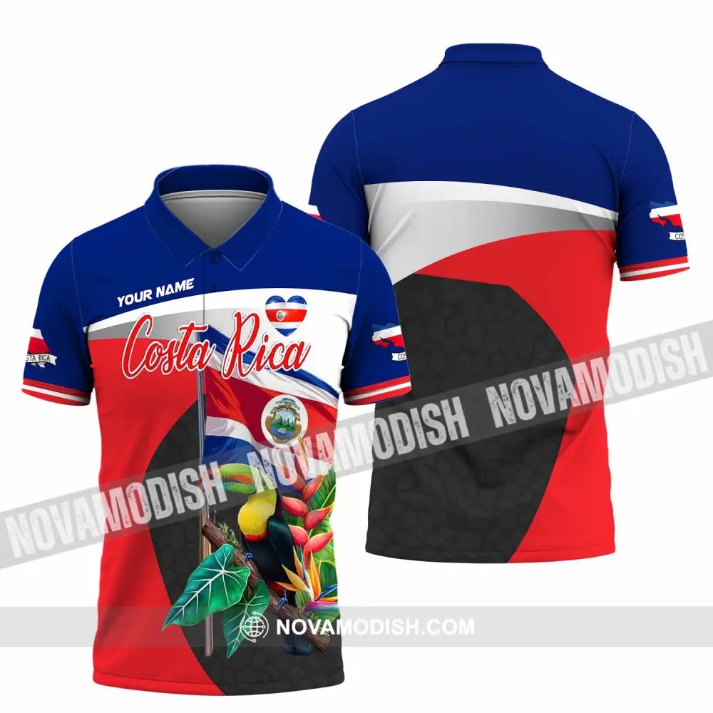 Unisex Shirt - Custom Costa Rica 3D Shirt - Polo Shirt / S - T-shirt