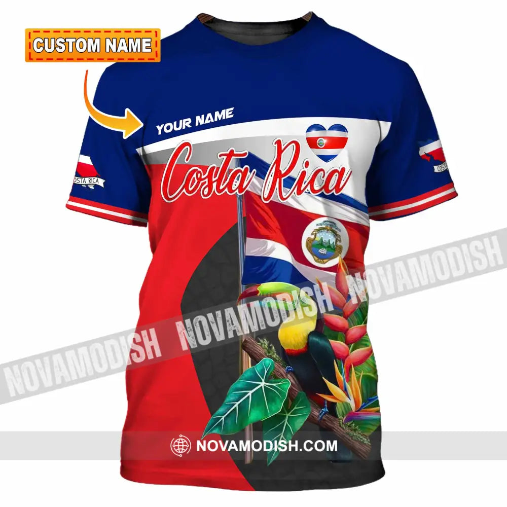 Unisex Shirt - Custom Costa Rica 3D Shirt - T-shirt