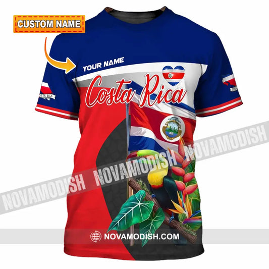 Unisex Shirt - Custom Costa Rica 3D Shirt - T-shirt