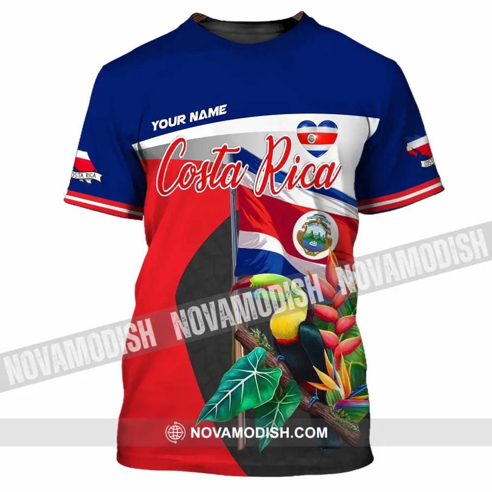 Unisex Shirt - Custom Costa Rica 3D Shirt - T-Shirt / S - T-shirt