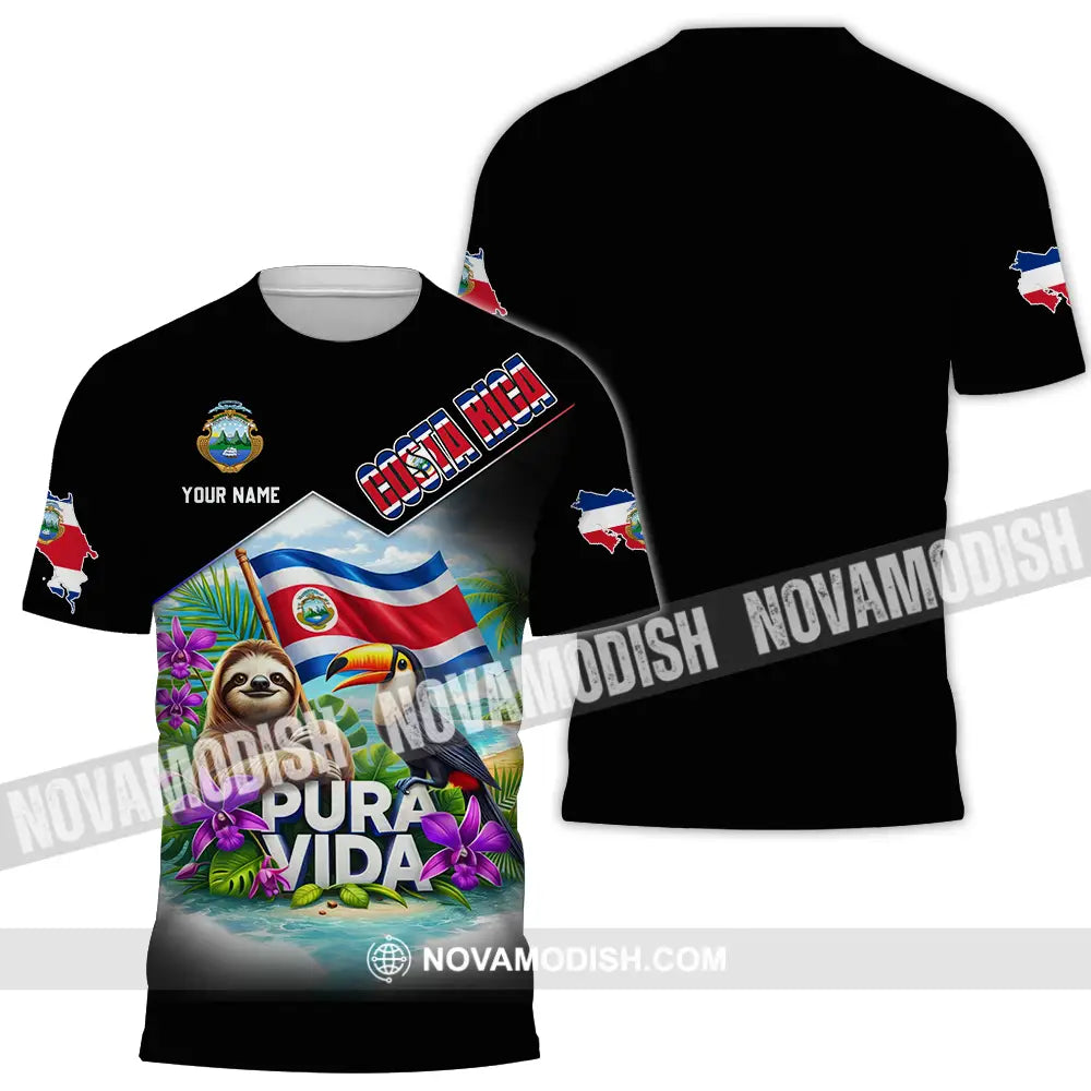 Unisex Shirt - Custom Costa Rica 3D Shirt T-Shirt / S T-shirt