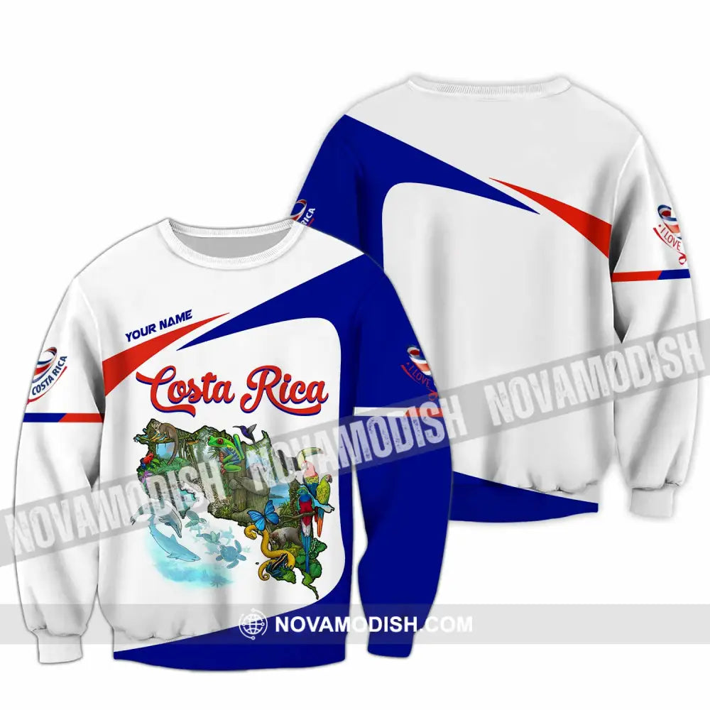 Unisex Shirt - Custom Costa Rica Shirt Long Sleeve / S T-shirt