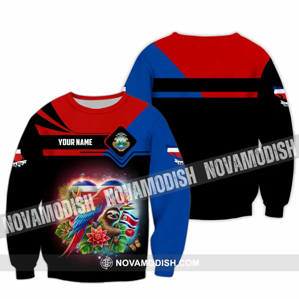 Unisex Shirt - Custom Costa Rica Shirt Long Sleeve / S T-shirt