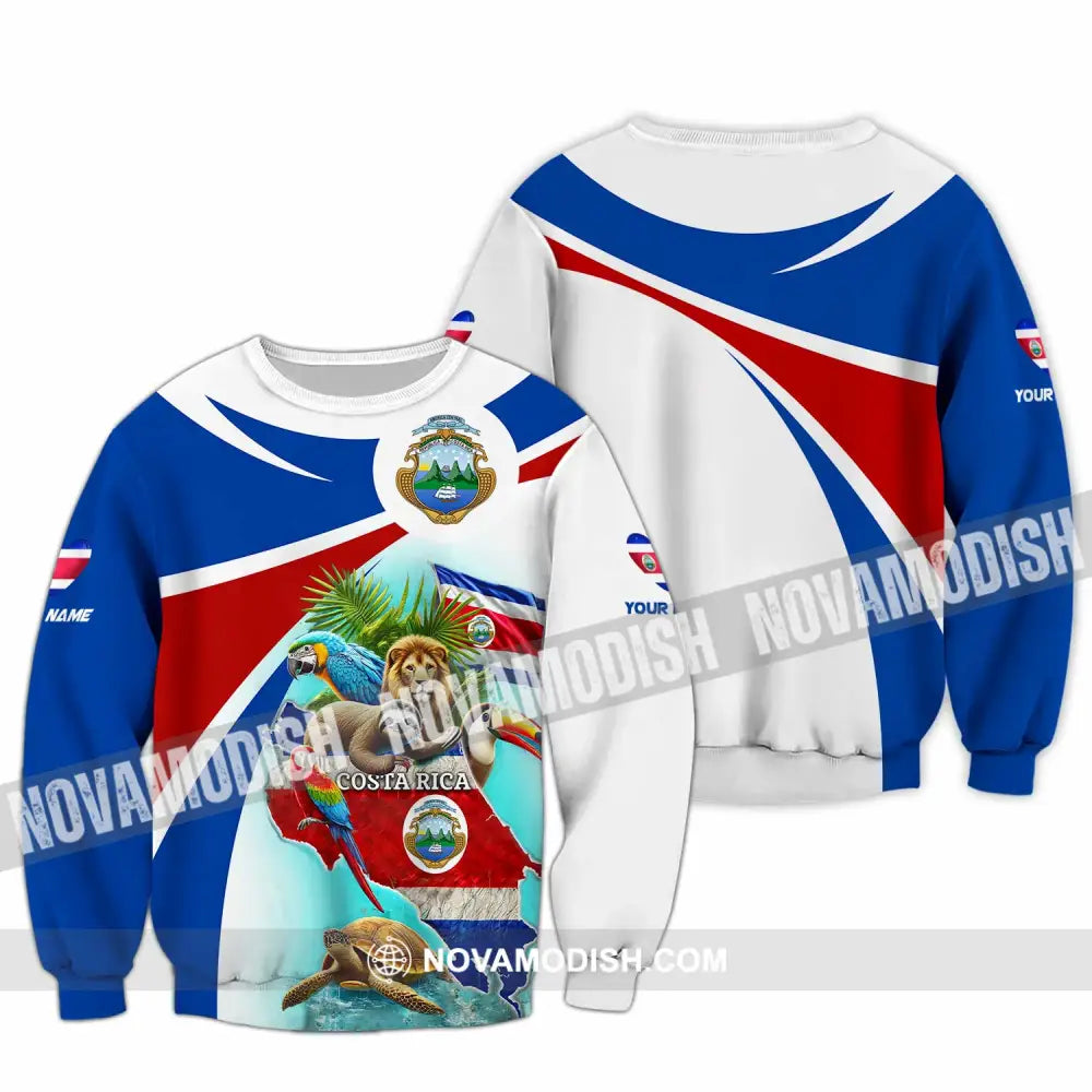Unisex Shirt - Custom Costa Rica Shirt Long Sleeve / S T-shirt