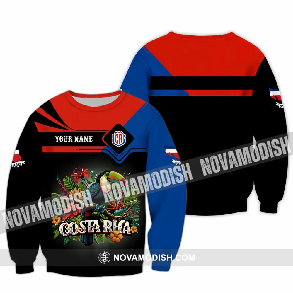 Unisex Shirt - Custom Costa Rica Shirt Long Sleeve / S T-shirt