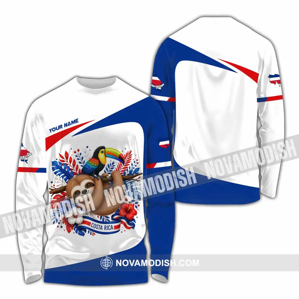 Unisex Shirt - Custom Costa Rica Shirt - Long Sleeve Shirt / S - T-shirt