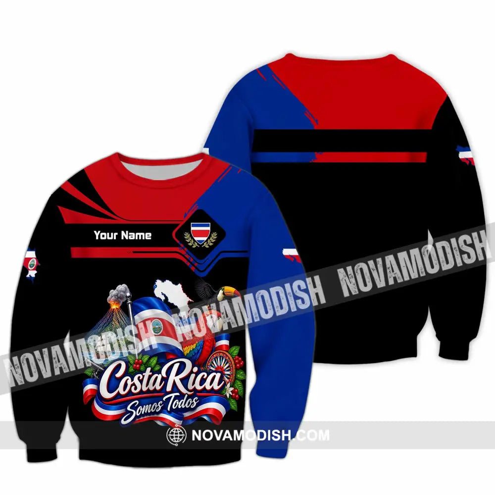 Unisex Shirt - Custom Costa Rica Shirt - Long Sleeve / S - T-shirt
