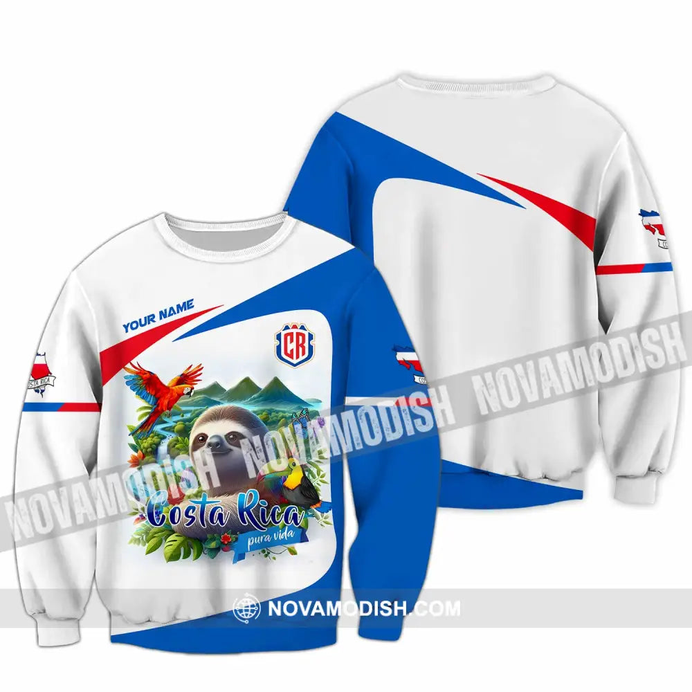 Unisex Shirt - Custom Costa Rica Shirt Long Sleeve / S T-shirt