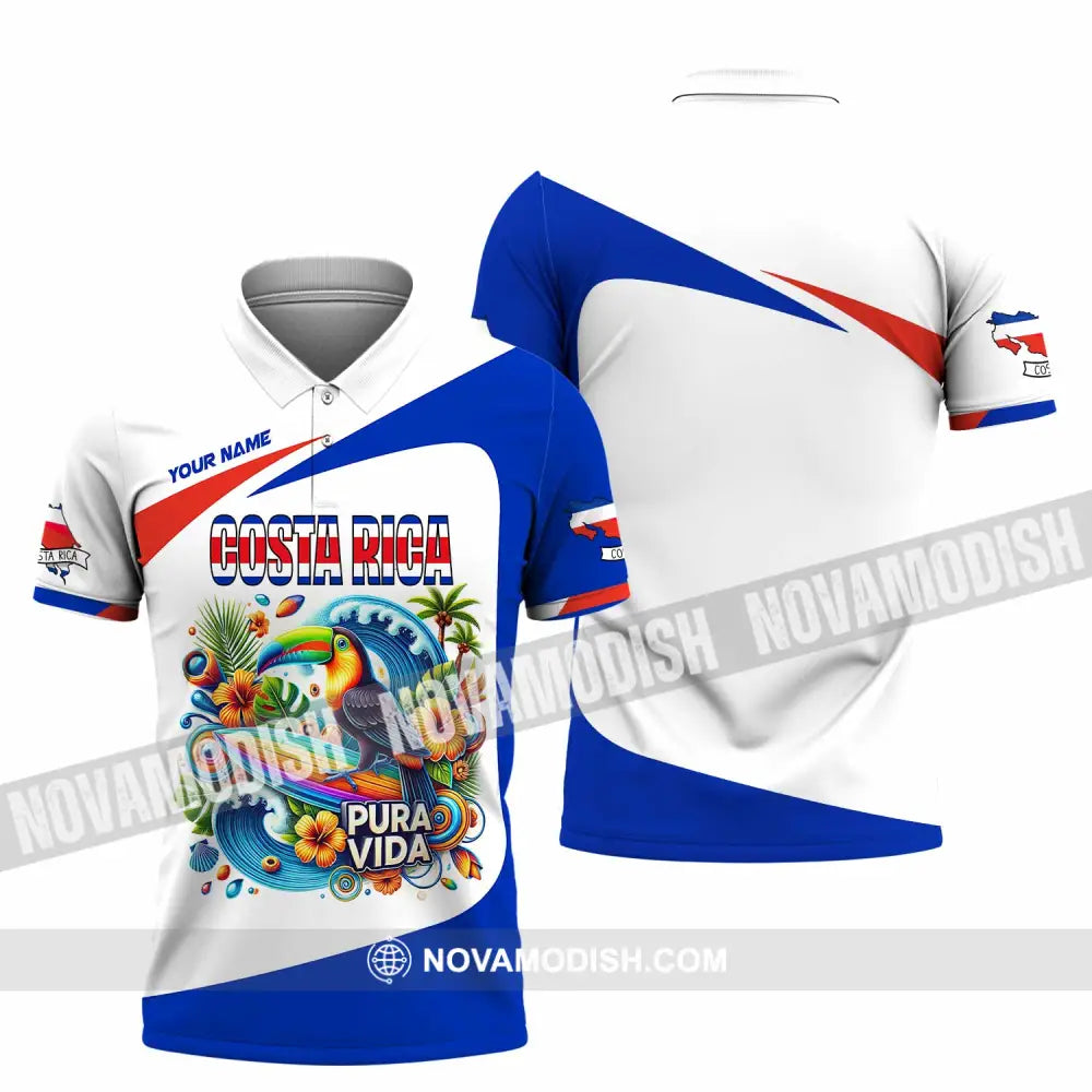 Unisex Shirt - Custom Costa Rica Shirt Polo Shirt / S T-shirt