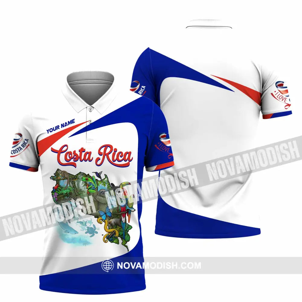 Unisex Shirt - Custom Costa Rica Shirt Polo Shirt / S T-shirt