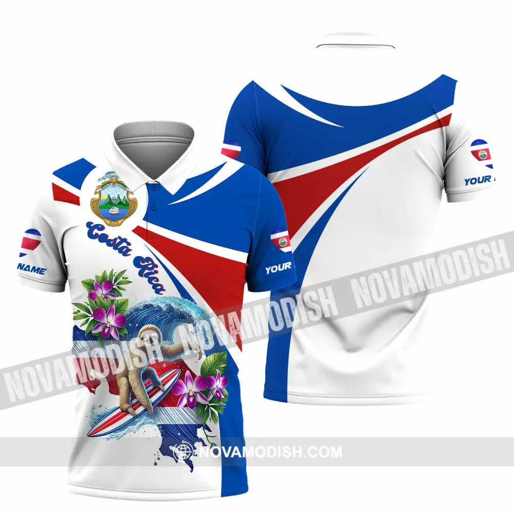 Unisex Shirt - Custom Costa Rica Shirt Polo Shirt / S T-shirt