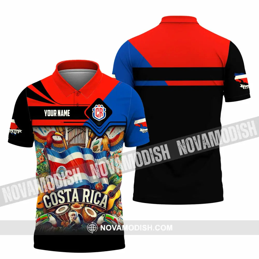 Unisex Shirt - Custom Costa Rica Shirt Polo Shirt / S T-shirt