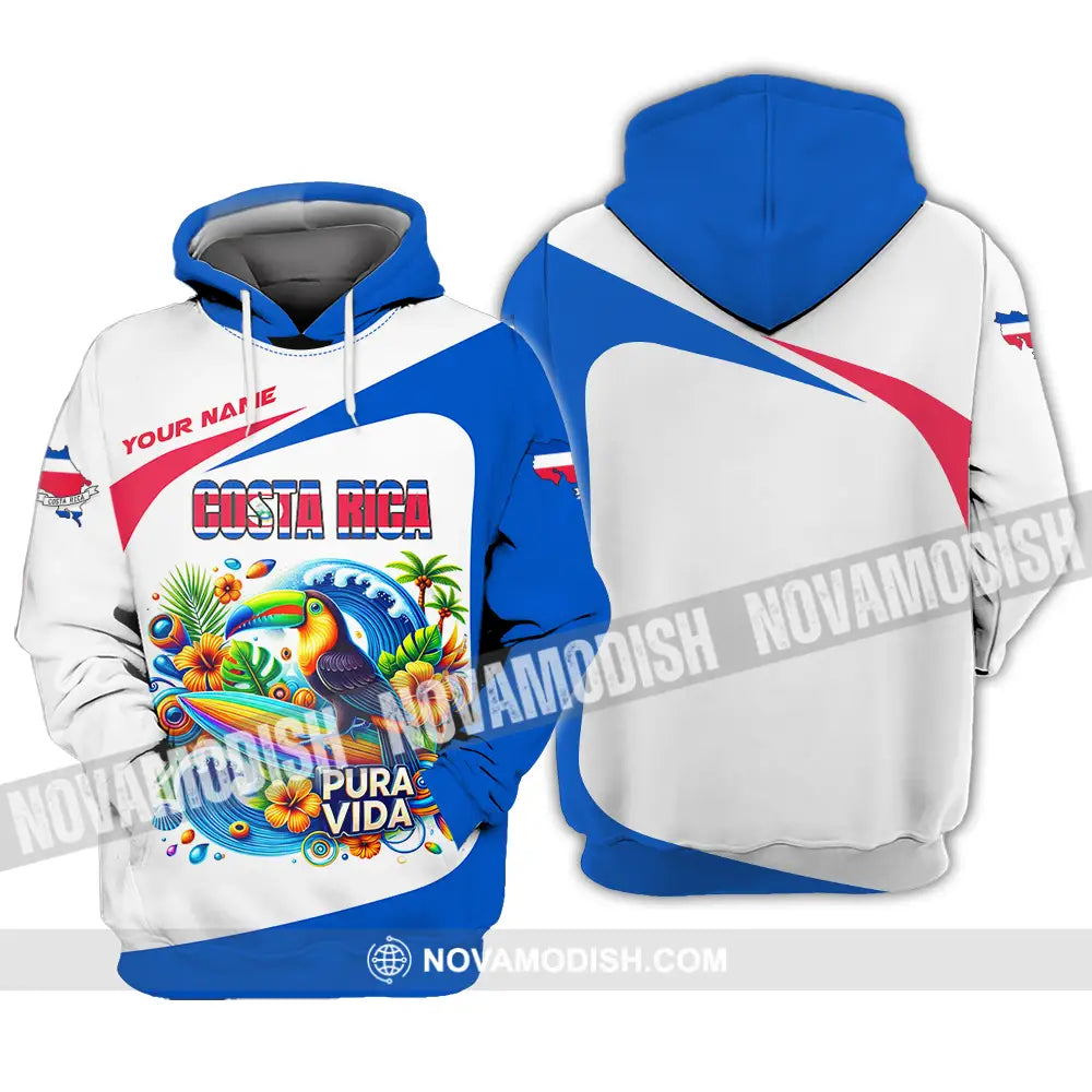 Unisex Shirt - Custom Costa Rica Pura Vida 3D Shirt Hoodie / S T-shirt