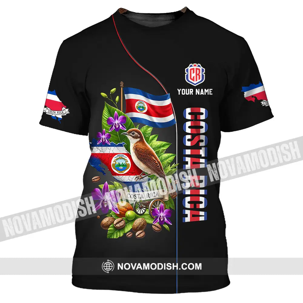 Unisex Shirt - Custom Costa Rica Pura Vida 3D Shirt T-Shirt / S T-shirt