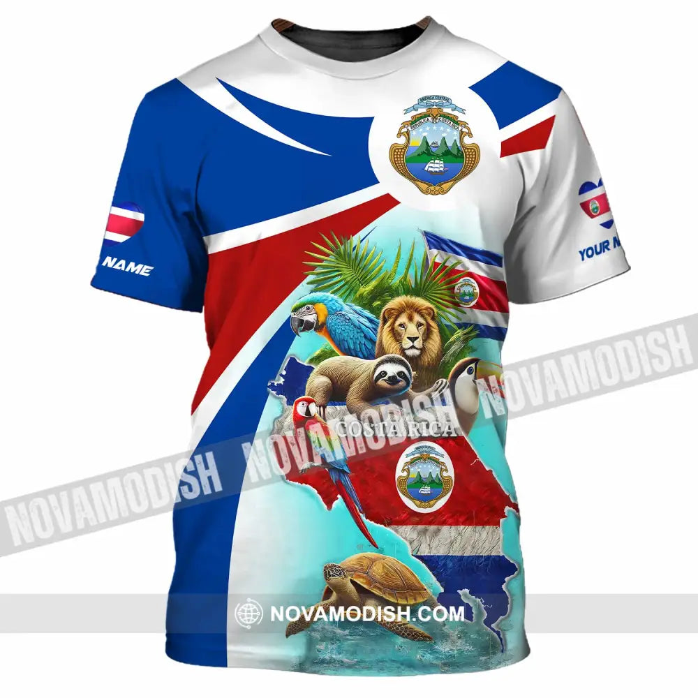 Unisex Shirt - Custom Costa Rica Shirt T-Shirt / S T-shirt
