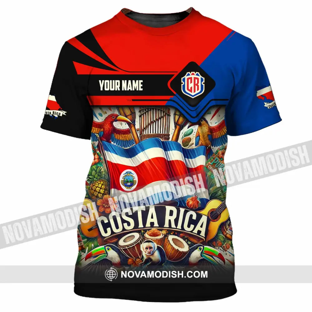 Unisex Shirt - Custom Costa Rica Shirt T-Shirt / S T-shirt