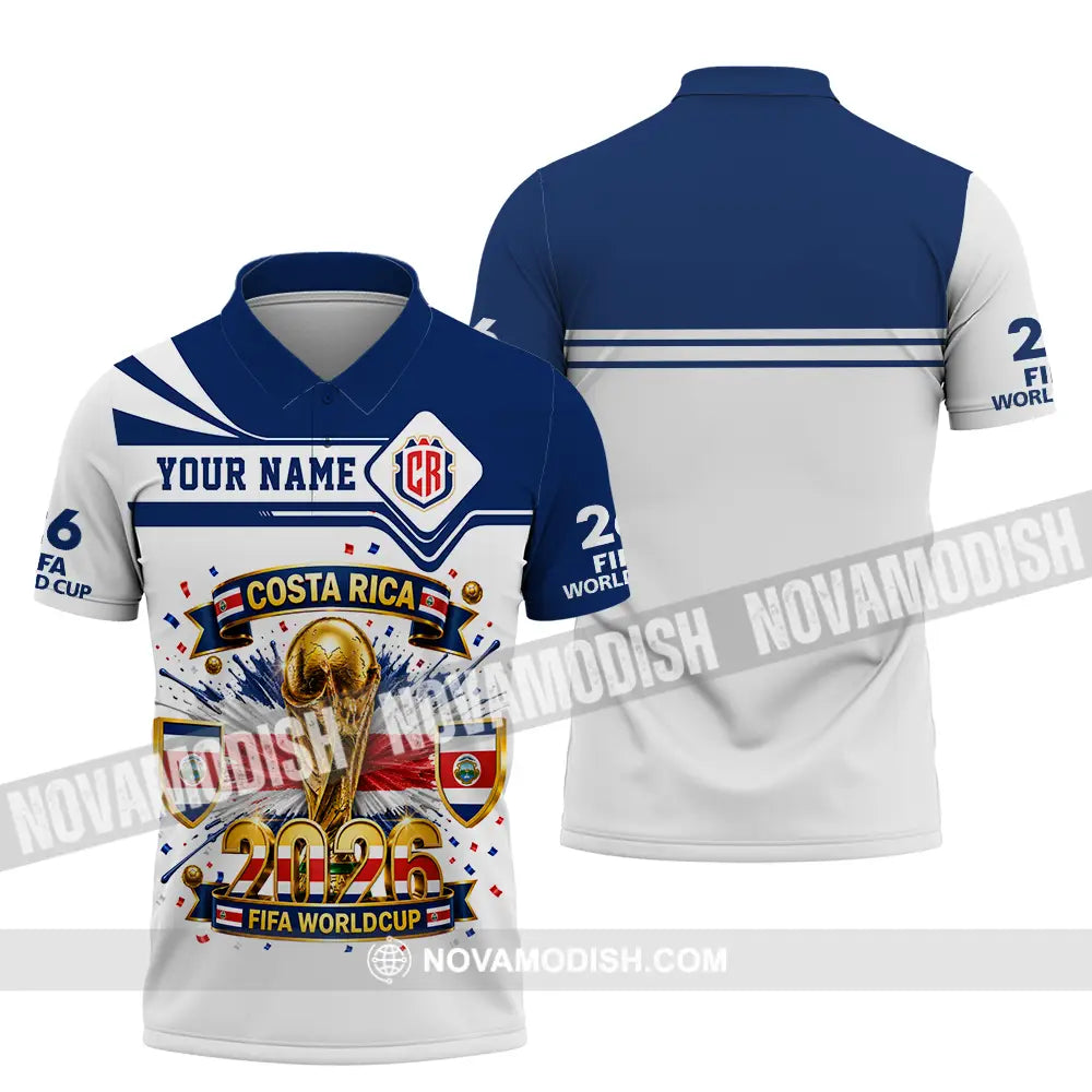 Unisex Shirt - Custom Costa Rica World Cup 2026 Shirt - Polo Shirt / S - T-shirt