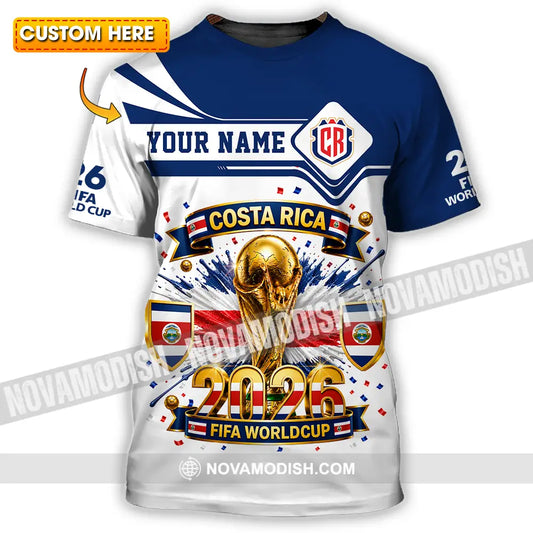 Unisex Shirt - Custom Costa Rica World Cup 2026 Shirt - T-shirt