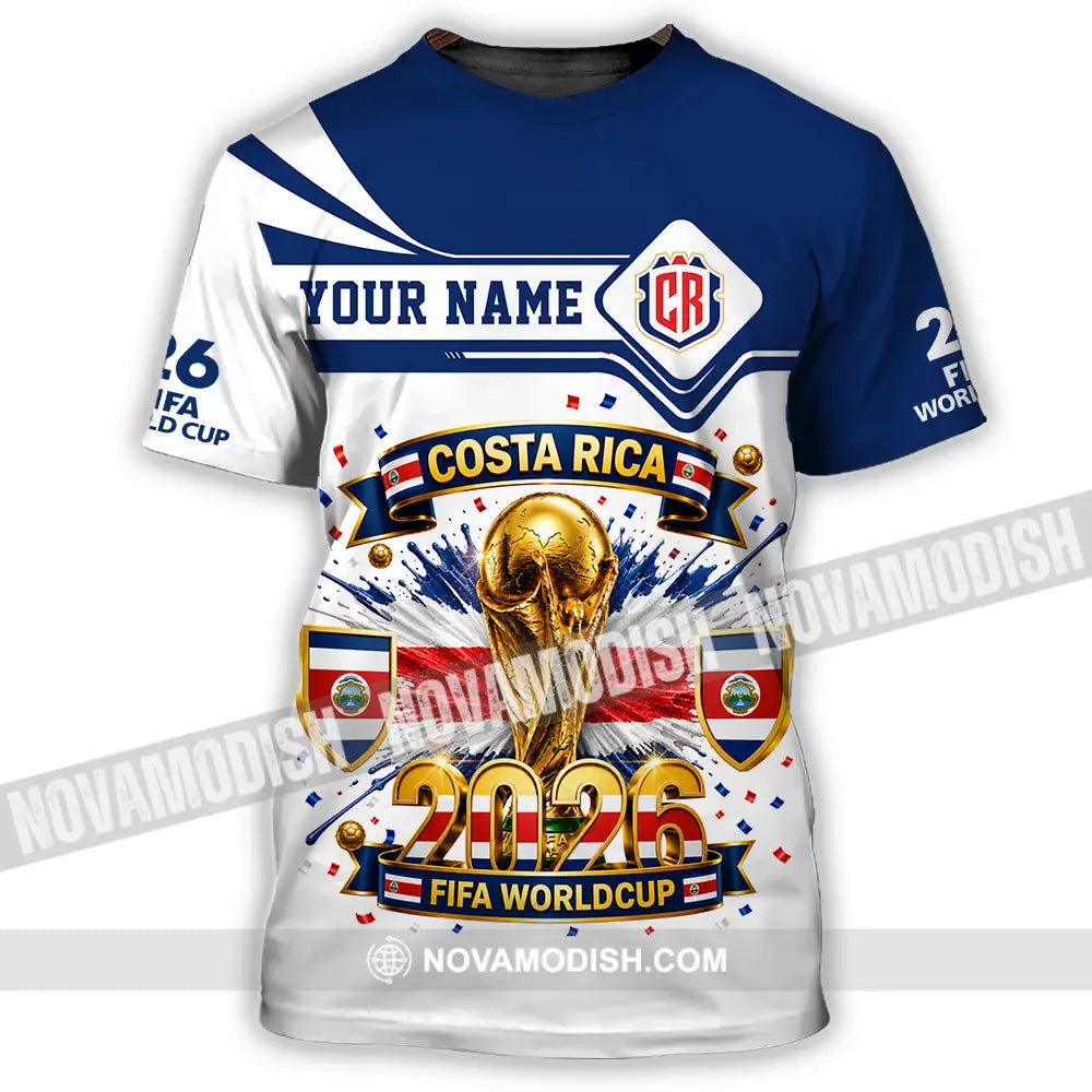 Unisex Shirt - Custom Costa Rica World Cup 2026 Shirt - T-Shirt / S - T-shirt